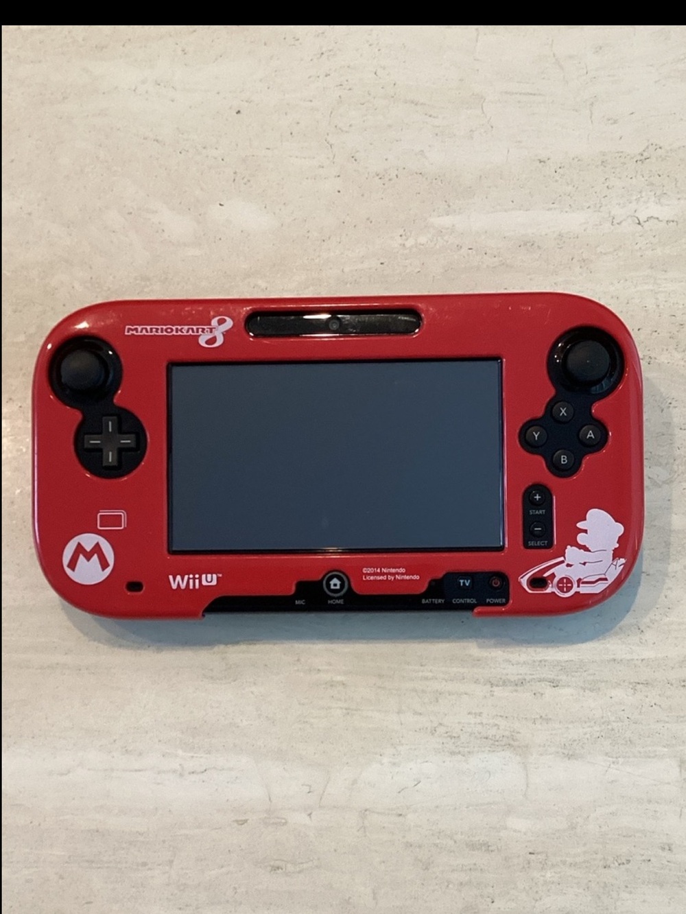 Mario Gamepad Case Nintendo Wii U Mario Kart 8 Protector Red Hori 2014 Vintage